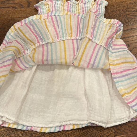 Angel Dear Girls' 2-Pc. Smocked Rainbow Striped Dress & Bloomer Set - Baby - Picture 7 of 9